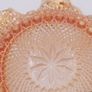 Orange Marigold Carnival Glass Waved Edge Bowl Image 4