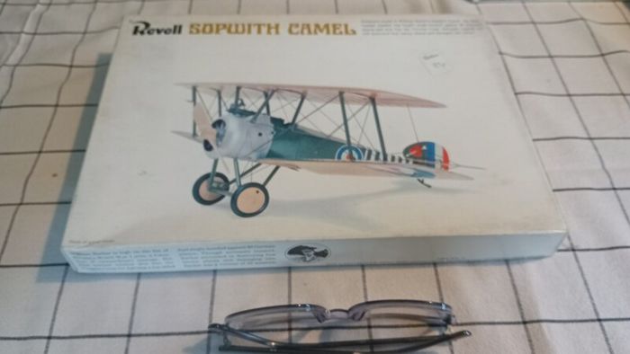 Revell Sopwith Camel,1/28 scale,1969