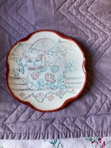 Cat plate for hanging