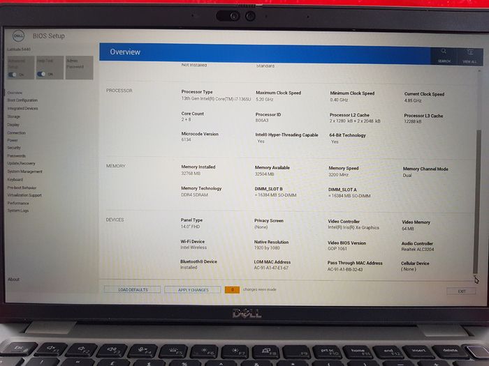 Dell Latitude 5440, i7 Cpu (13th gen), 32 GB Ram, 512 GB Storage (SSD)