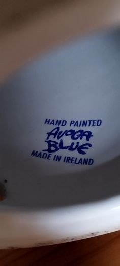 Vintage Avoca Blue lamp