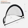 New Pop Up Portable Goals x2 Image 2