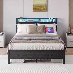 Kingsize Bed Frame with Charging Station