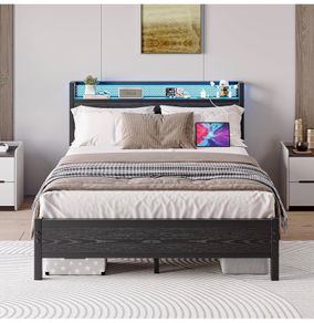 Kingsize Bed Frame with Charging Station