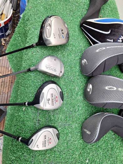 Golf clubs, full set and bag