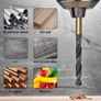 60pcs High Speed Steel Twist Drill Bits, HSS 4341 Gold Titanium and Black Nitride, 1mm-6mm Drill Bit Set for Drilling Steel, Alloy, Iron, Copper, Wood, Plastic, with Hard Storage Case (FREE POSTAGE) Image 4