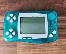 Bandai WonderSwan console - It works but screen is din (look at the pictures)