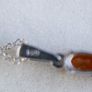 Vintage Sterling Silver 925 Amber pendant, Orange Amber Pendant 11" - 2,6g Image 10