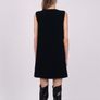 DSQUARED2 Black Fully Lined Sleeveless Shift Dress Image 3