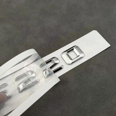 1pc 3D ABS Chrome Suitable for Mercedes Benz E200 E220 E300