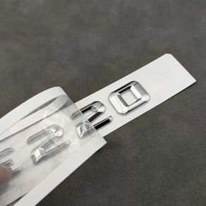 1pc 3D ABS Chrome Suitable for Mercedes Benz E200 E220 E300