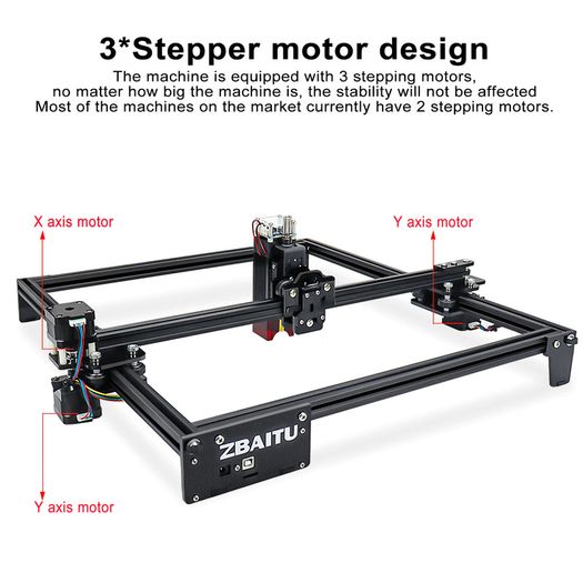 80W Laser Engraving Machine, Wood Leather Cutter Metal Glass Engraver CNC 3D Laser Printer with FAC/Wifi/10W Optical Output