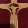 Vintage Carved Wooden Cross Image 2
