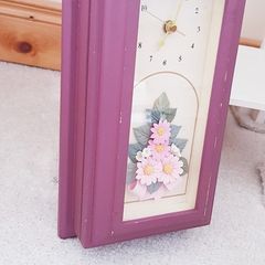 Wooden Key Holder & Clock