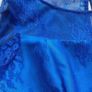 Blue mother of the bride wedding outfit with hat Image 6