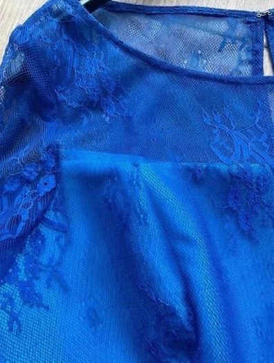 Blue mother of the bride wedding outfit with hat