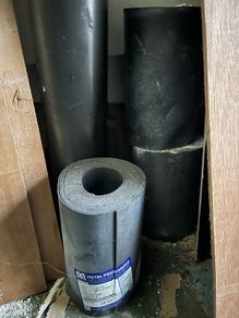 Unused lead flashing