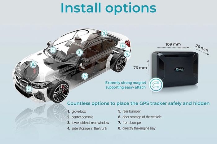 GPS Tracker with Magnet Suitable for cars, machinery, boats and more- up to 90 days battery life (Standby Mode) Real time Tracking Worldwide coverage Antitheft protection (FREE POSTAGE)