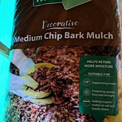 Chip bark mulch for free.