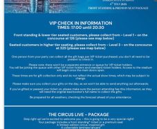 Take That X 4 X Excellent Golden circle tickets / V.I.P packages  @ the Aviva Dublin