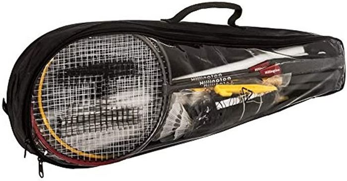 4 Player Badminton Set With Racket Poles & Net Shuttlecock Outdoor Garden Family Game Sport With Carry Bag (free Shipping)