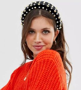 New, Adult Crown Studded Headband