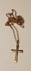 9ct gold Chain with cross