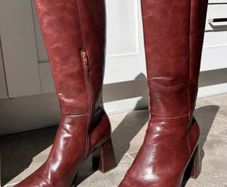 Brown Knee-High Boots