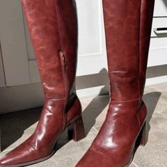 Brown Knee-High Boots