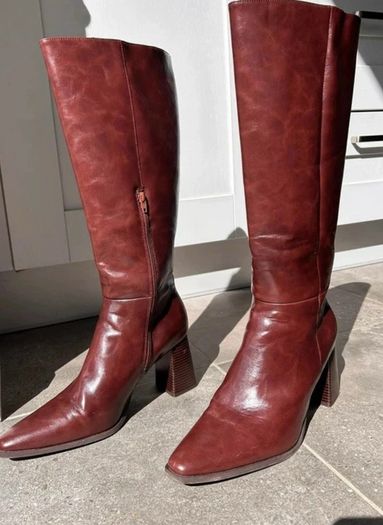 Brown Knee-High Boots
