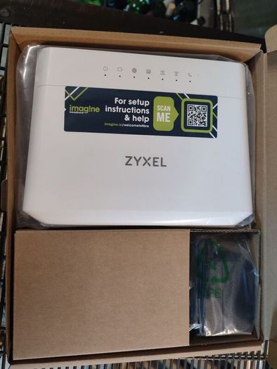 Zyxel DX3301-T0 VDSL - Fibre Router - Dual Band WiFi 6 (AX1800) - Brand New