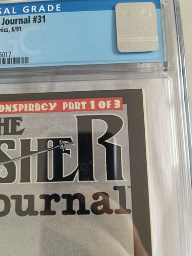 Punisher War Journal Issue 31 CGC 9.4 Certified Graded Comic Framed Marvel