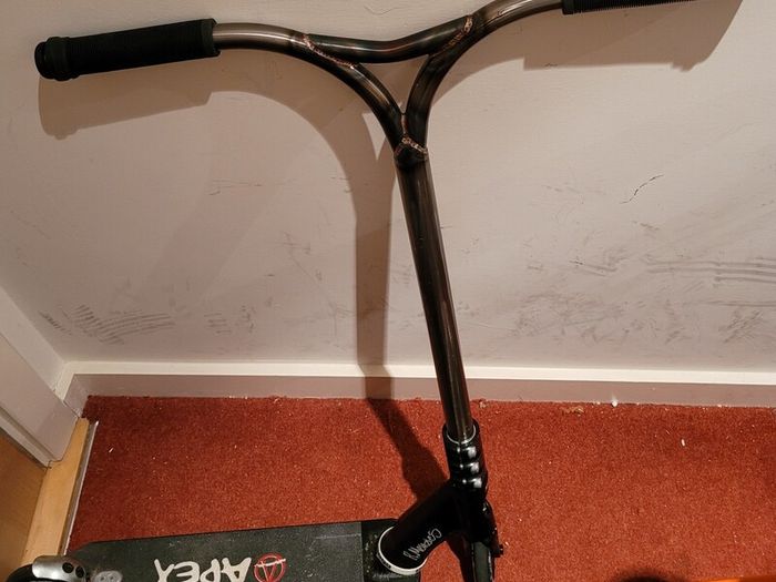 Apex Custom Stunt Scooter with Apex Robbie Menzies deck and tall bars