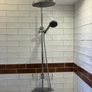 Stunning chrome and enamel towel radiator Image 8