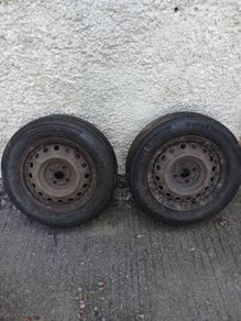 2 toyota corrolla rims and tyres