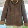 Sisley Sheepskin Style Jacket Size 12 Image 3