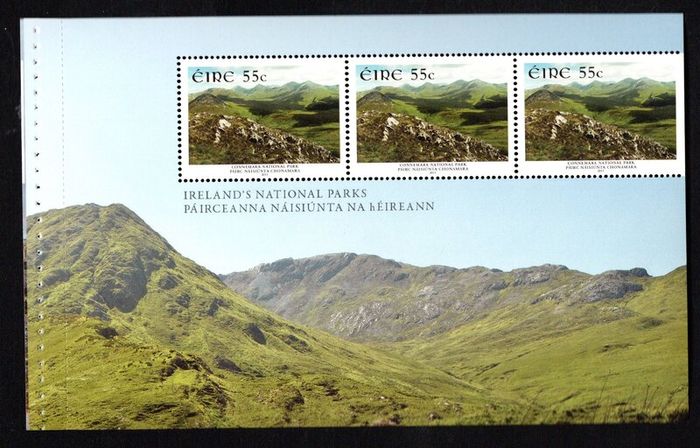 2011 Ireland National Parks of Ireland Commemorative Stamps Booklet Mint Never Hinged (MNH). Scans of contents show in advert.