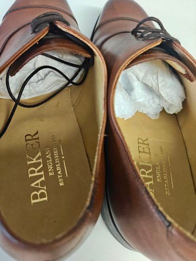 As New Mens Barker Oxfords Shoes