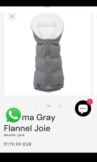 joie pram and foot muff