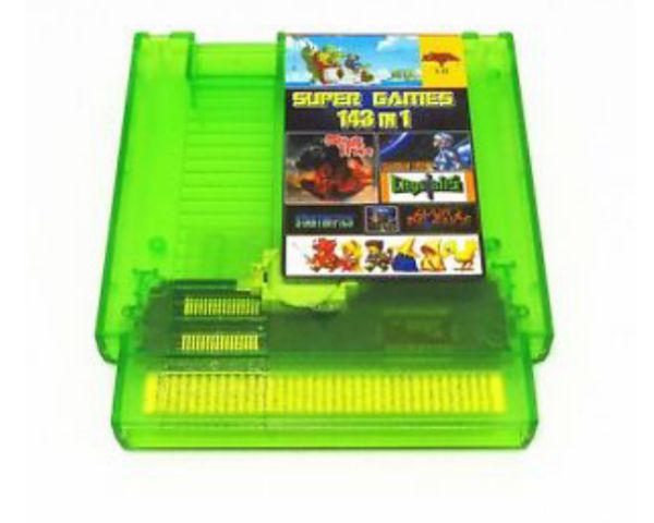 OVER 140 Nintendo NES 8 Bit Games! Multi-Game Cart Cartridge with Memory Function Battery Game Save MULTI-REGION PAL/NTSC