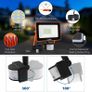 60W Security Light Sensor Motion, Upgraded 70PCS LEDs PIR Floodlights, 6000LM Super Bright 6500K Daylight White Outdoor IP66 Waterproof Perfect for Garden, Porch, Courtyard, Garage, 2 Pack [Energy Class A++] Image 6