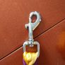 4ft (120cm) dog leash yellow&purple. Image 3