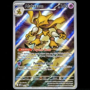 Alakazam MEP 009 Full Art Holo Rare Black Star Promo Pokemon Mega Evolution Card