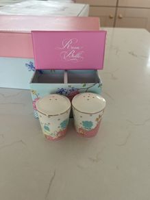Rosa Belle salt and pepper shakers