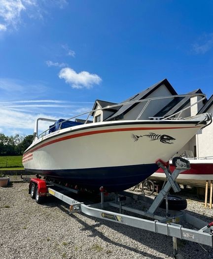 Boat Rare Neptune Barge 750 Open Deck Sports Boat
