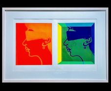 Original mid century limited edition Harvey Daniels screenprint 1966