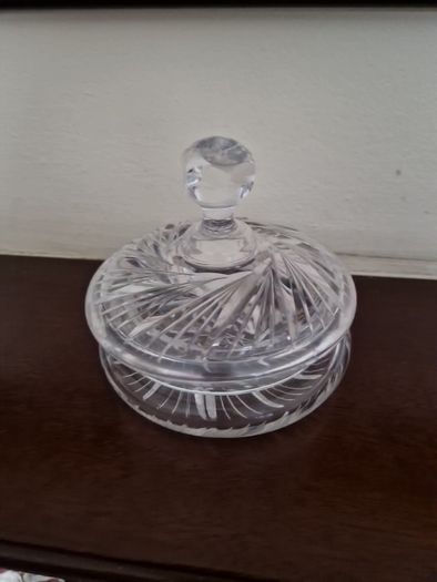 crystal dish