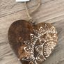 Hanging wooden heart Image 3