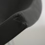 Iconic Black Leather and Fiberglass Lounge Chair Coconut by George Nelson for Vitra Image 6