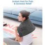 Electric Heating Pads XL with Auto Shut Off, Washable & Moist Heat Option, 3 Heat Levels, Heated Pad for Neck and Shoulders, 12"x24" Image 2